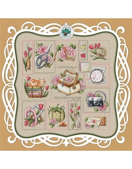 Эксклюзив. схема для вышивки крестом Сокровища выш 3