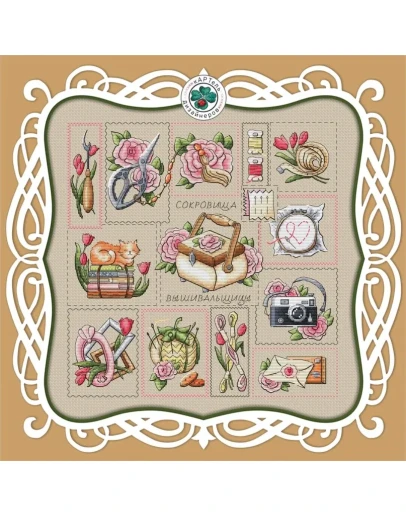 Эксклюзив. схема для вышивки крестом Сокровища выш 3