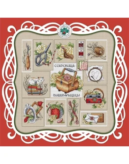 Эксклюзив. схема для вышивки крестом Сокровища выш 4