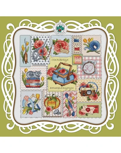 Эксклюзив. схема для вышивки крестом Сокровища выш 5