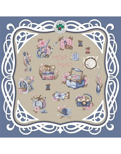 Эксклюзив. схема для вышивки крестом Сокровища выш 8