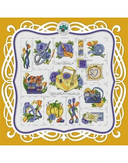 Эксклюзив. схема для вышивки крестом Сокровища выш 10