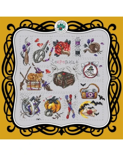 Эксклюзив. схема для вышивки крестом Сокровища выш 11