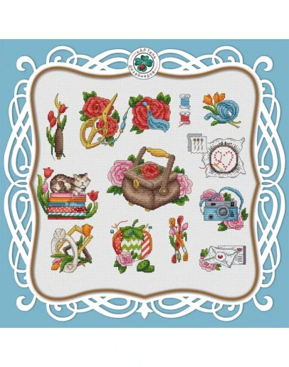 Эксклюзив. схема для вышивки крестом Сокровища выш 12