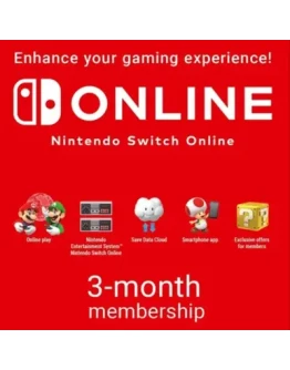 NINTENDO SWITCH ONLINE GIFT CARD 3 МЕСЯЦА (EU) КЛЮЧ NINTENDO SWITCH ONLINE GIFT CARD 3 МЕСЯЦА (EU) КЛЮЧ