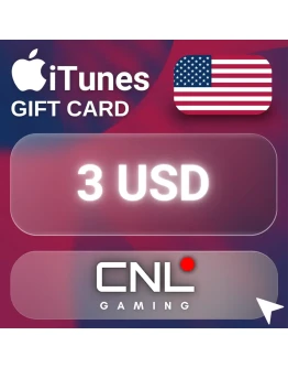 24/7 АВТО Apple &amp iTunes 3 USD (подарочная карта)