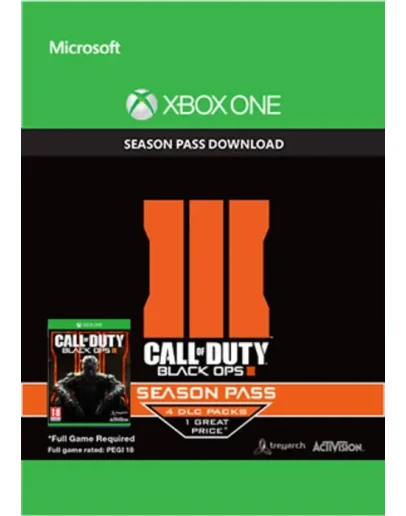 CALL OF DUTY: BLACK OPS III - SEASON PASS (DLC) XBOX CALL OF DUTY: BLACK OPS III - SEASON PASS (DLC) XBOX