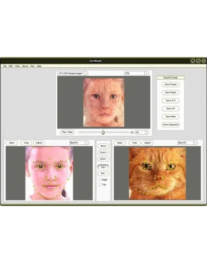 Программа для создания эффекта морфинга изображений