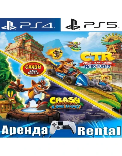Crash Bandicoot + CTR Nitro (PS4/PS5/RUS) Аренда