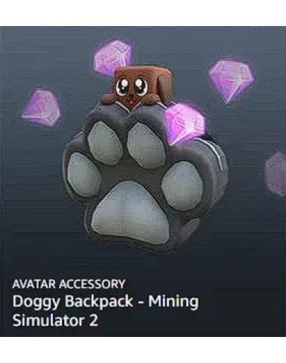 КЛЮЧ Doggy Backpack - Mining Simulator 2 ROBLOX