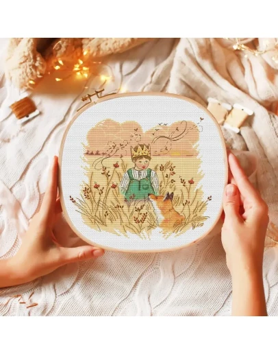 Эксклюзив. схема для вышивки крестом Маленький принц
