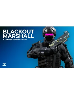 Splitgate Blackout Marshall &amp Legendary Magnum Gun Skin