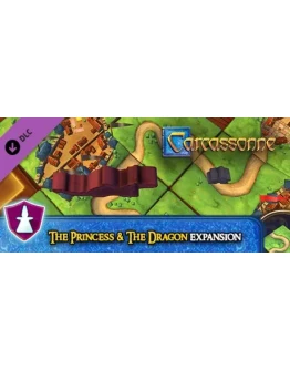 Carcassonne - The Princess &amp the Dragon Expansion STEAM