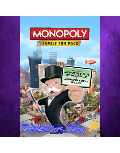 MONOPOLY FAMILY FUN PACK XBOX Ключ