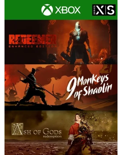 9 Monkeys of Shaolin + Ash of Gods + Redeemer XBOX