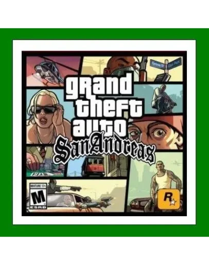 GTA Grand Theft Auto: San Andreas - Steam + 35 Игр