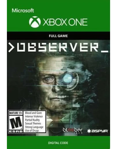 OBSERVER: SYSTEM REDUX XBOX ONE/XS КЛЮЧ+ПОМОЩЬ