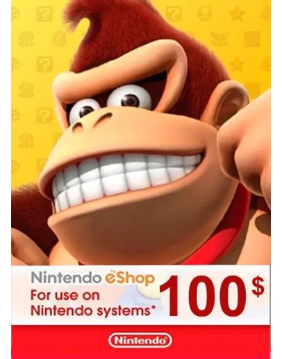 КАРТА ОПЛАТЫ NINTENDO ESHOP 100 USD USA