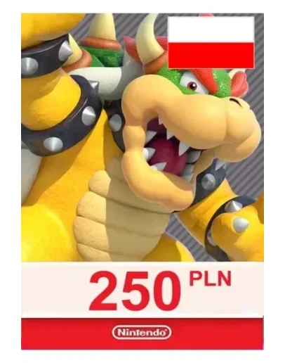 КАРТА ОПЛАТЫ NINTENDO ESHOP 250 PLN PL ПОЛЬША