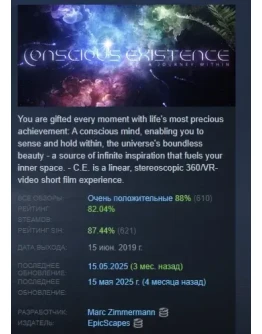 Conscious Existence - A Journey Within STEAM РОССИЯ Conscious Existence - A Journey Within STEAM РОССИЯ