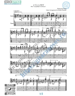 Колыбельная_Паулс (Ноты и табы для гитары соло)