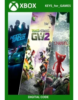 EA Family BUNDLE (Need For Speed + 2 GAMES) XBOX