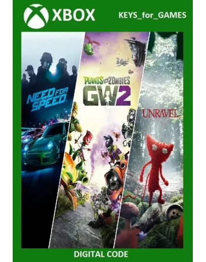 EA Family BUNDLE (Need For Speed + 2 GAMES) XBOX