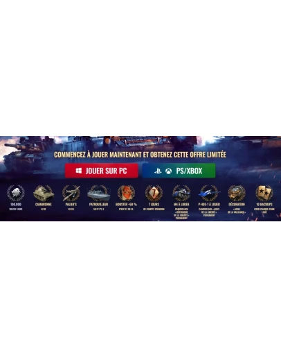 XBOXPCPSСтарт Набор Франции(7 дн прем+танк+др)