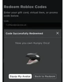 КОД Hungry Orca ROBLOX КОД Hungry Orca ROBLOX