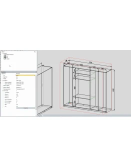 Скрипт полки-стоевые для Базис-Мебельщик