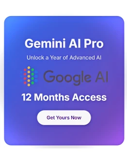 Gemini AI Pro доступ на 12 месяцев Ваш аккаунт