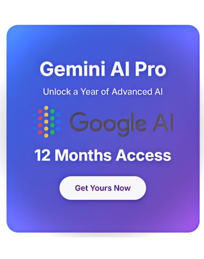 Gemini AI Pro доступ на 12 месяцев Ваш аккаунт