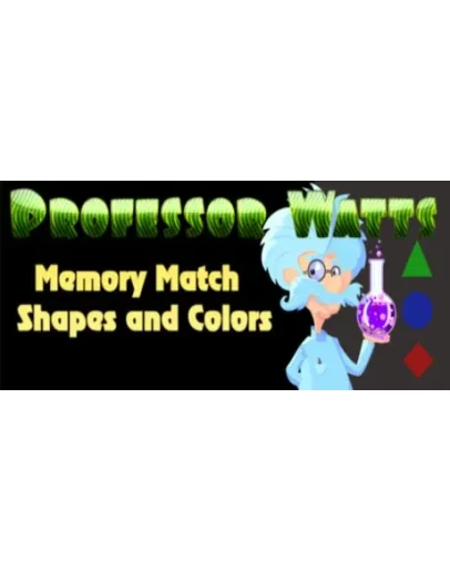 Professor Watts Memory Match Shapes And Colors STEAM