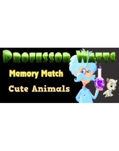 Professor Watts Memory Match Cute Animals STEAM KEY +
