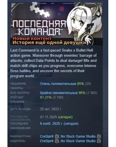 Last Command ПОСЛЕДНЯЯ КОМАНДА STEAM GIFT РОССИЯ