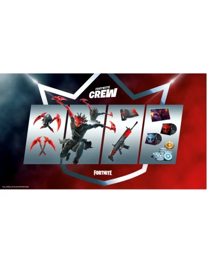 FORTNITE Crew (Battle Pass + 1000 V-Bucks) - 1 месяц