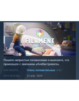 Filament АВТОДОСТАВКА STEAM GIFT RU