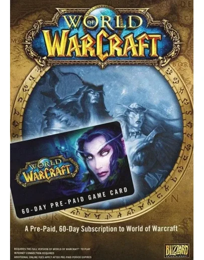 World of Warcraft 60-дневная тайм-карта ЕВРОПА