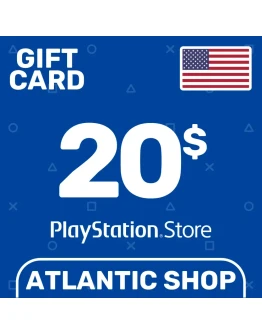 Карта Пополнения PSN 20 (USD) США
