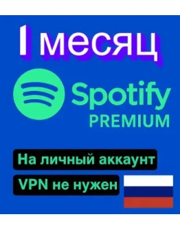SPOTIFY ПРЕМИУМ ИНДИВИДУАЛЬНЫЙ 1 месяц