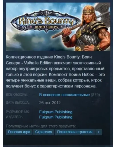 King's Bounty Warriors of the North Steam Key +