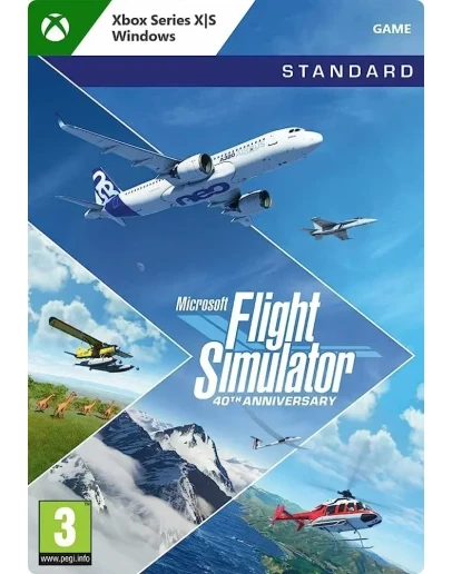 MICROSOFT FLIGHT SIMULATOR STANDARD 40th XBOXКЛЮЧ