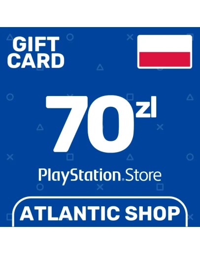 Карта Пополнения PSN 70 Злотых (PLN) Польша