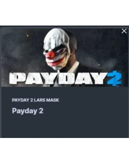 PAYDAY 2 Lars Mask STEAM KEY REGION FREE