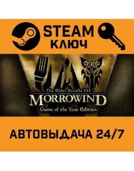 The Elder Scrolls III Morrowind GOTY. STEAM-ключ Россия