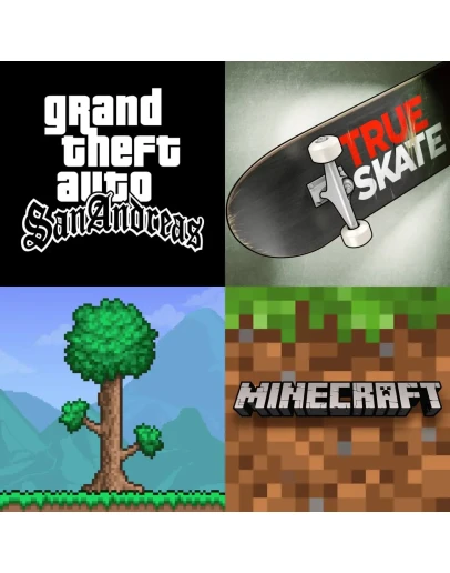 MINECRAFT + GTA + TERRARIA iPhone ios Appstore