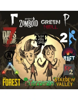 Don't starve TogetherПак выживалок 14 игрOffline