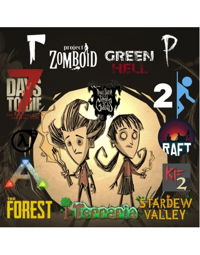 Don't starve TogetherПак выживалок 14 игрOffline