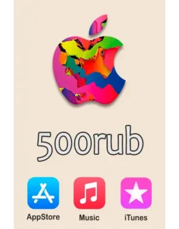 Подарочная карта iTunes Apple App Store 500 рублей РФ