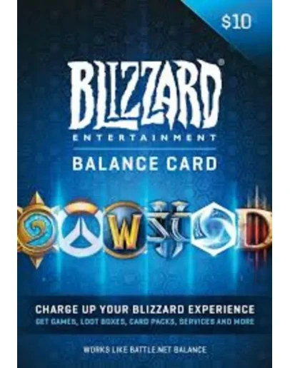 Подарочная карта Blizzard - 10 (США)